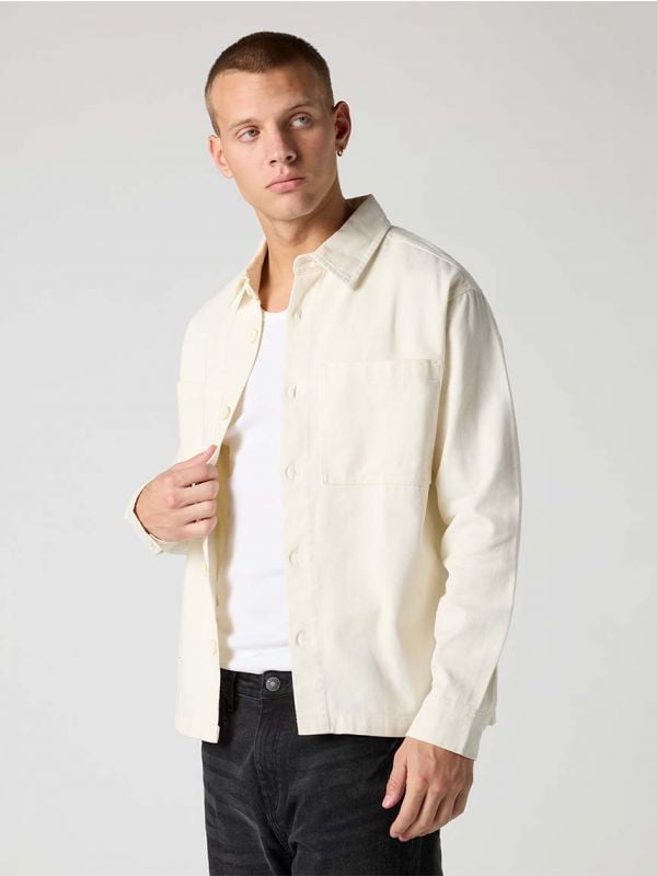 חולצה מכופתרת ארוכה