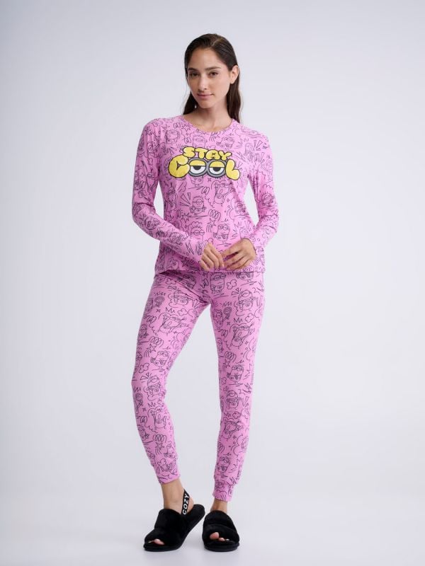 סט פיג’מה ארוכה | Minions