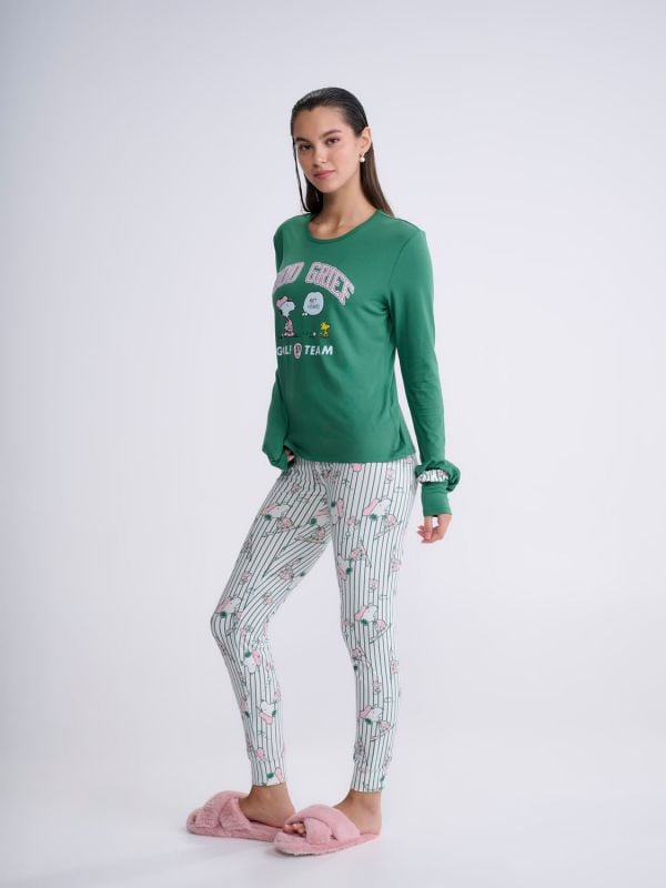 סט פיג’מה ארוכה | Snoopy