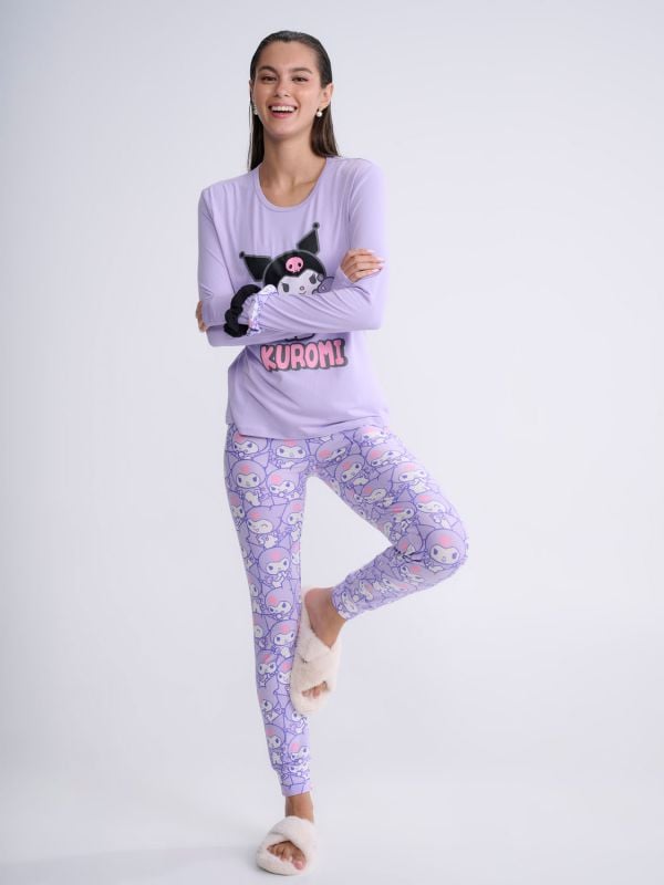 סט פיג’מה ארוכה | KUROMI
