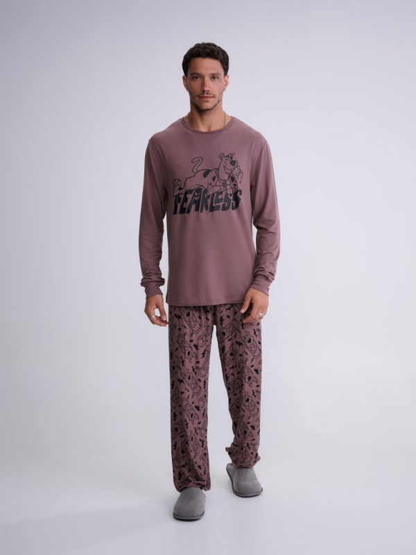 סט פיג’מה ארוכה | Scooby Doo