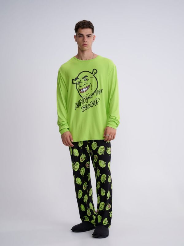 סט פיג’מה ארוכה | SHREK