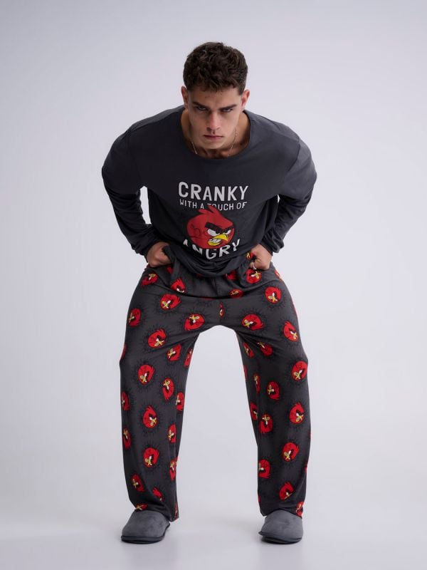 סט פיג’מה ארוכה | Angry Birds