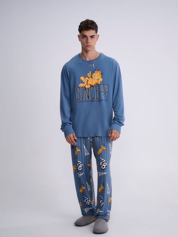 סט פיג’מה ארוכה |  Garfield