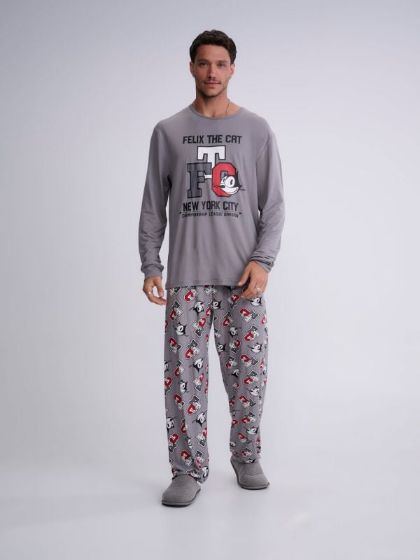סט פיג’מה ארוכה | FELIX