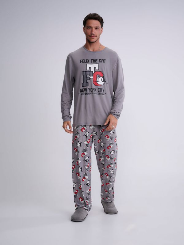 סט פיג’מה ארוכה | FELIX