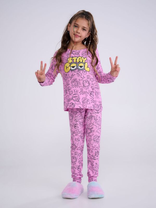 סט פיג’מה ארוכה | Minions