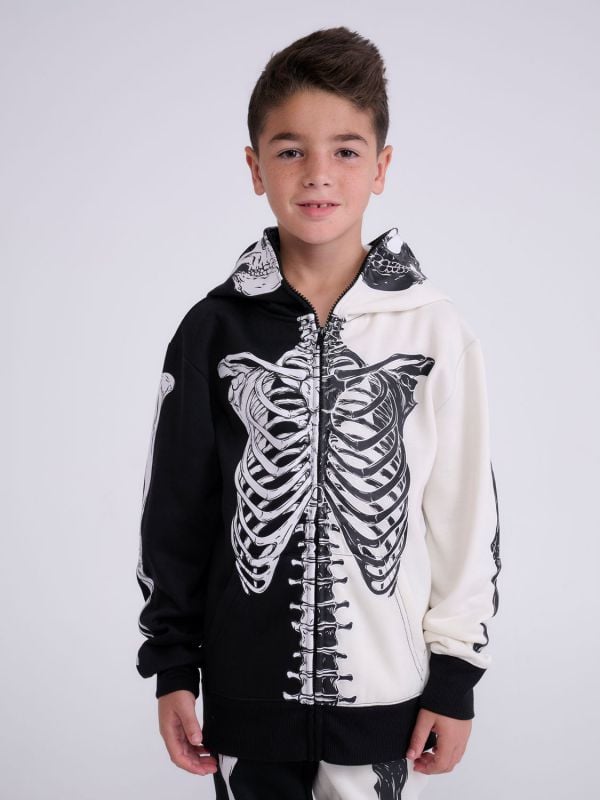 קפוצ’ון מסיכה שלד