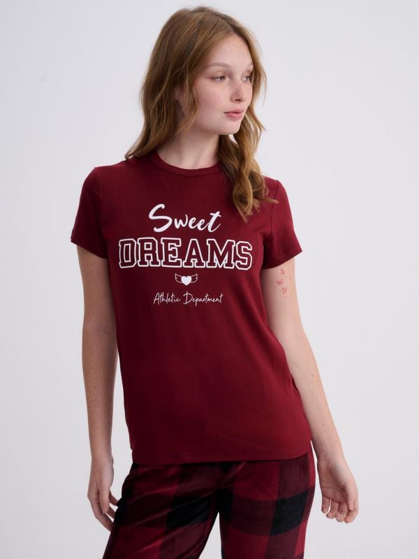 טי-שירט פיג’מה קצרה