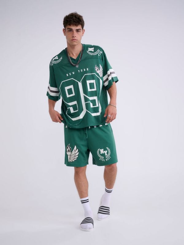 מכנסי רשת NY קצרים