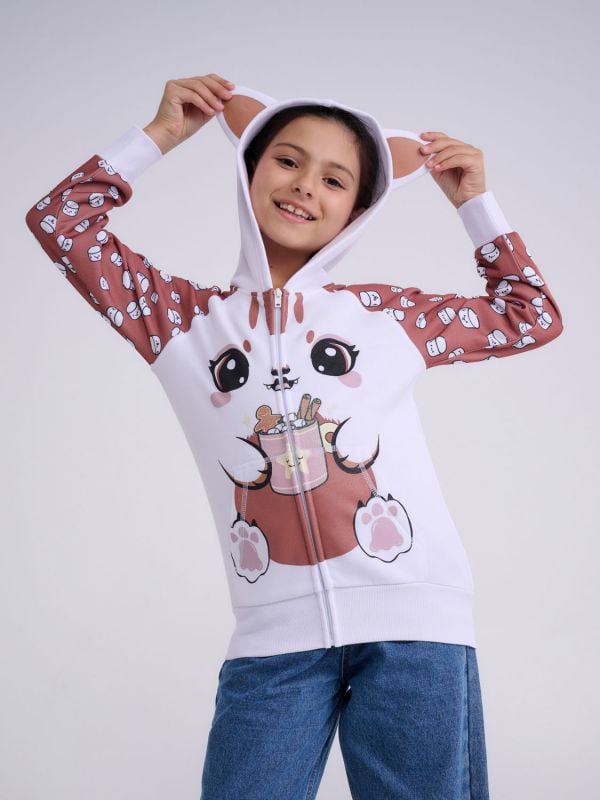 קפוצ’ון עם הדפס