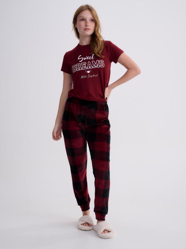 מכנסי פיג’מה ארוכים