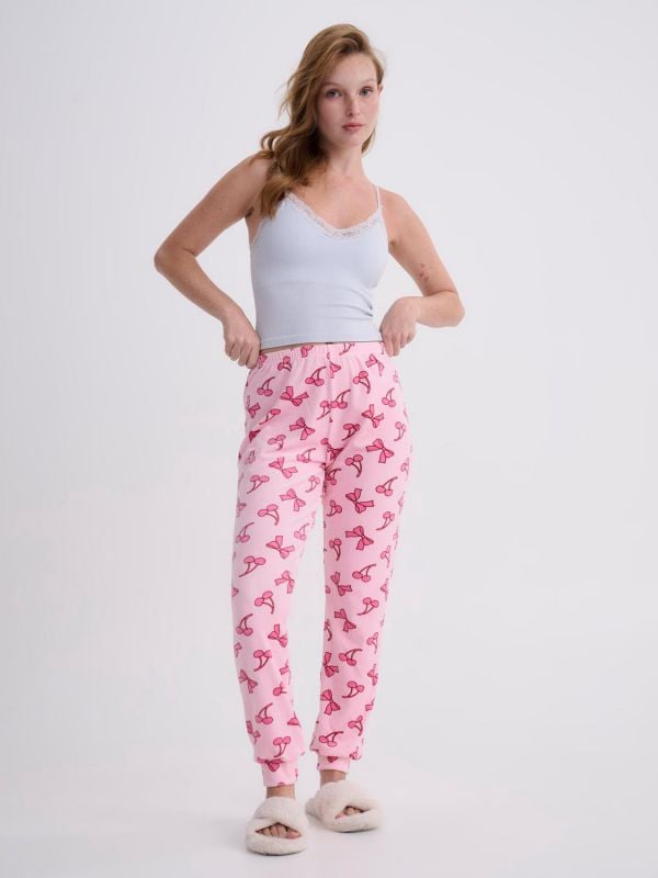 מכנסי פיג’מה ארוכים