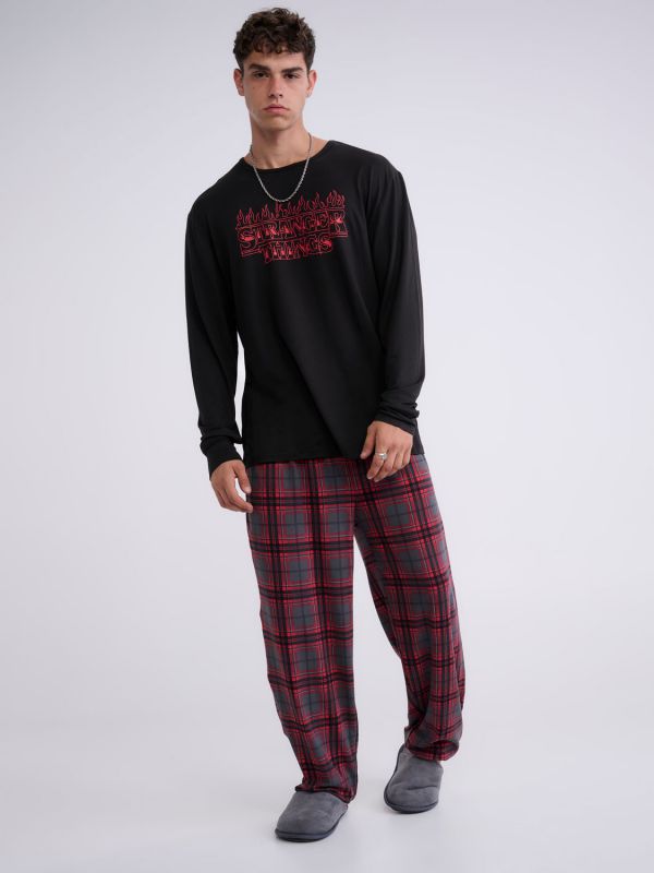 סט פיג’מה ארוכה | Stranger Things