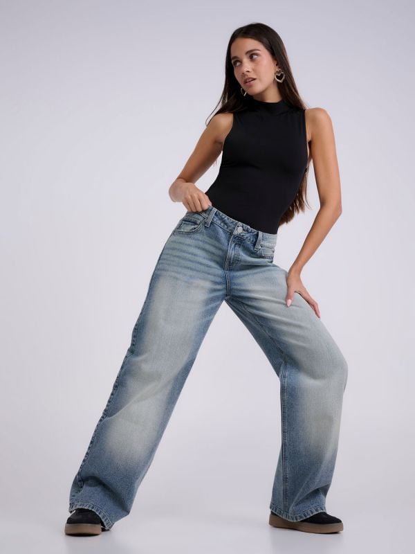 ג’ינס MID RISE-SKATER