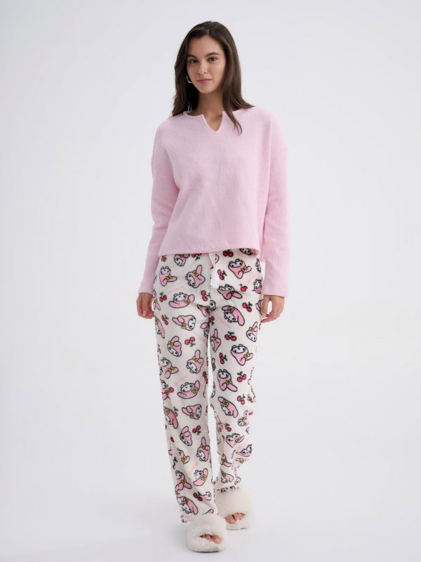 מכנסי פיג’מה ארוכים