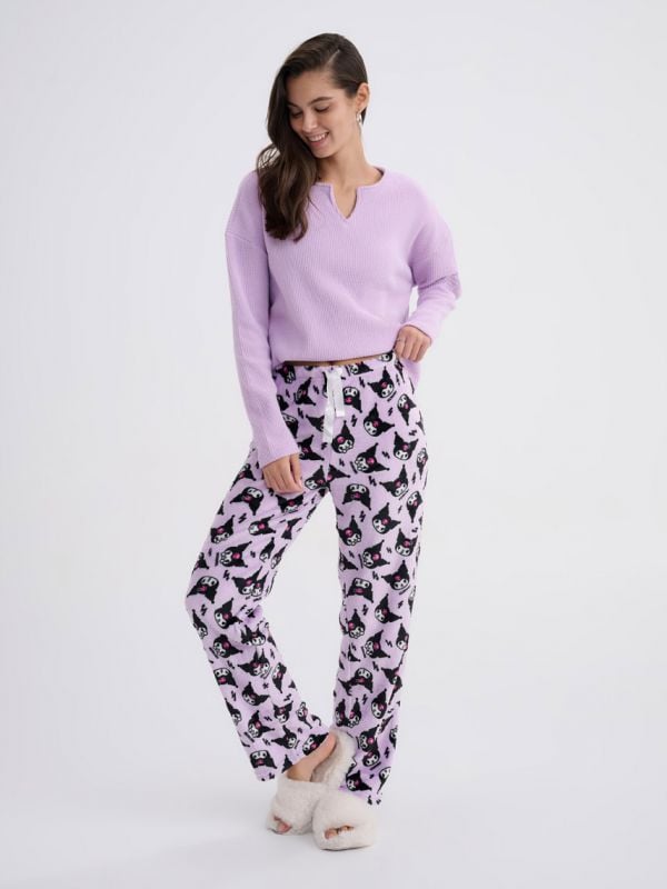 מכנסי פיג’מה ארוכים