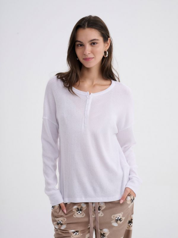 חולצת פיג’מה ארוכה