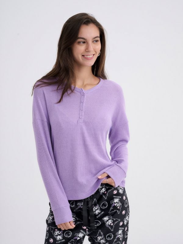 חולצת פיג’מה ארוכה