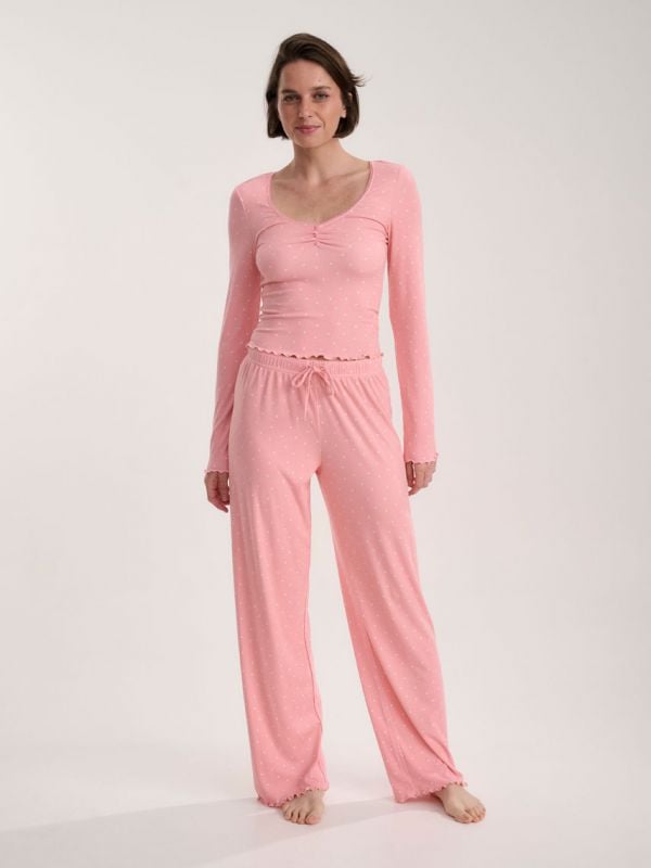 סט פיג’מה ארוכה