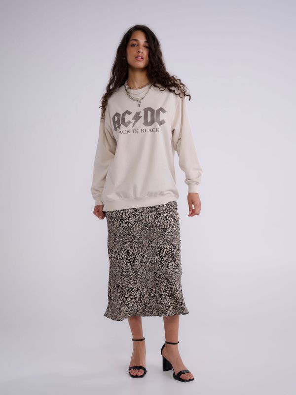 חצאית מידי סאטן