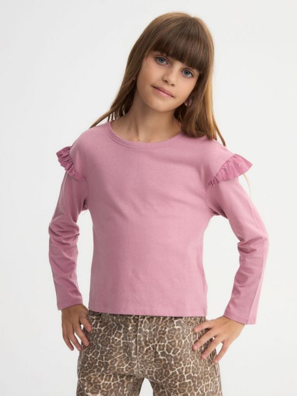 חולצה ארוכה עם מלמלה