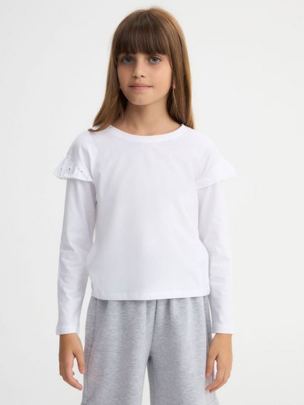 חולצה ארוכה עם מלמלה