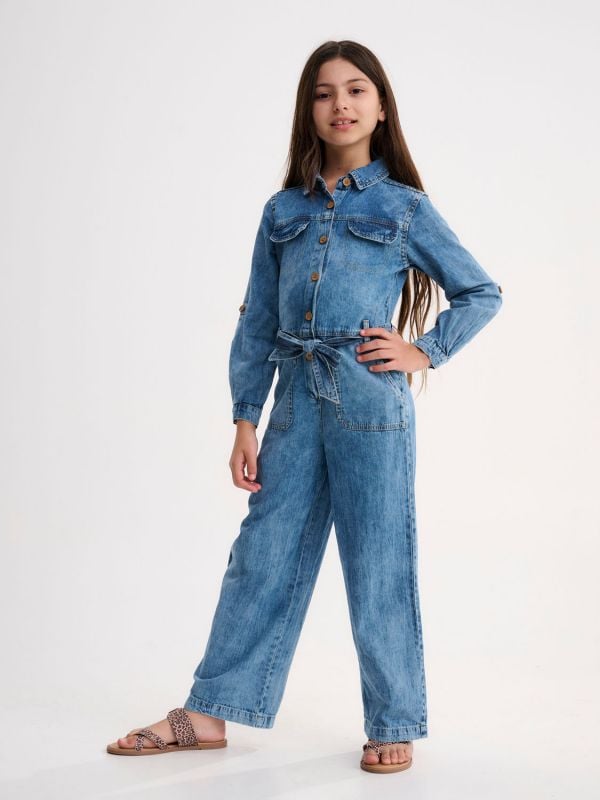 אוברול ג’ינס ארוך