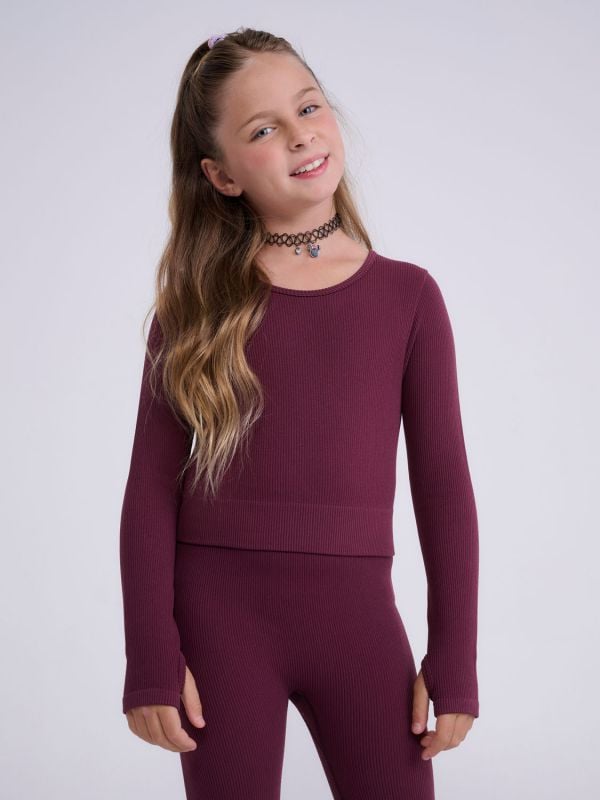 חולצת אקטיב ריב ארוכה