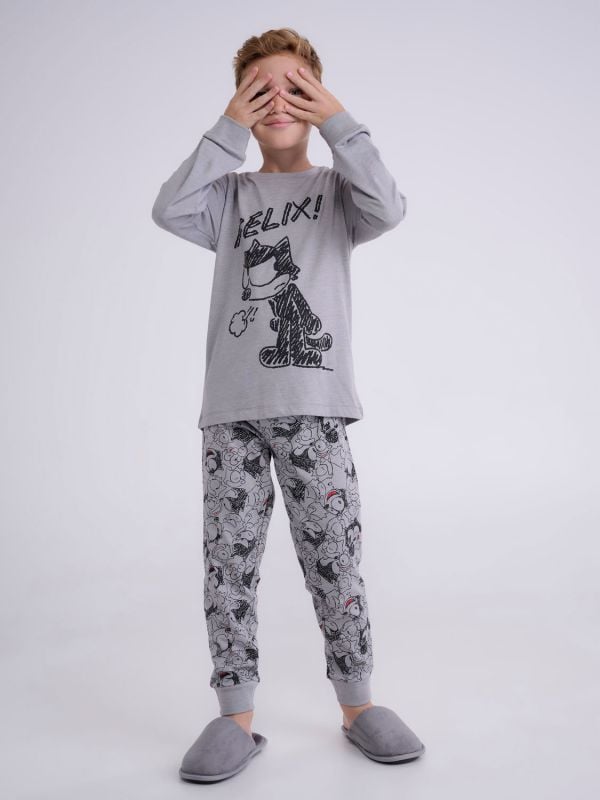 סט פיג’מה ארוכה | FELIX