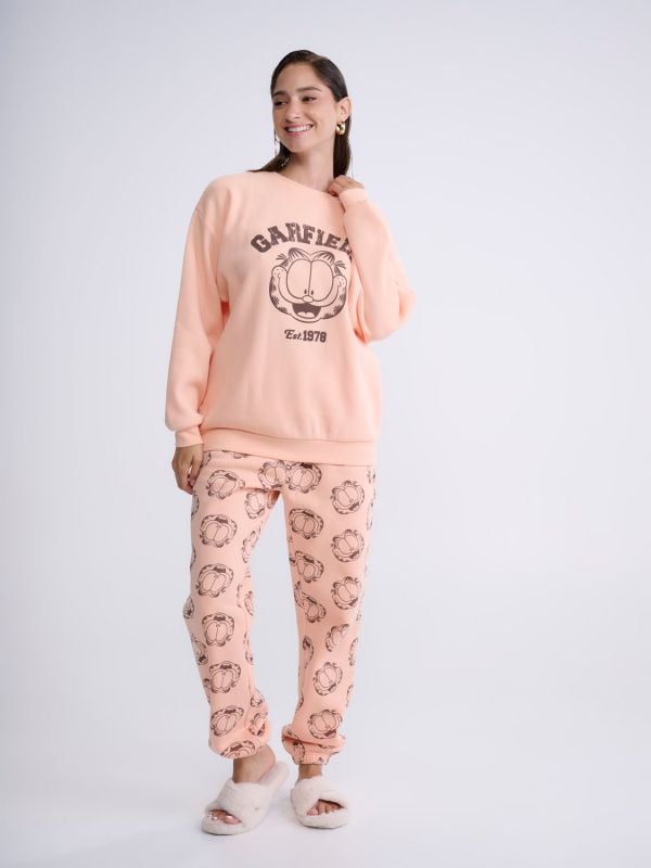 סט פיג’מת פוטר ארוכה | Garfield