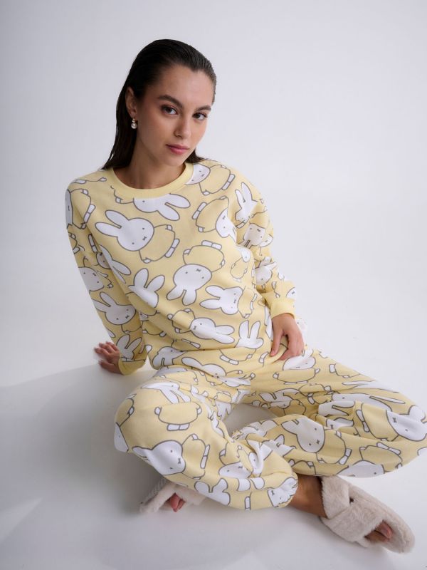 סט פיג’מת פוטר ארוכה | Miffy