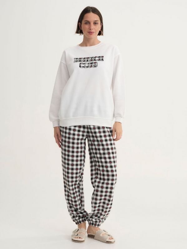 סט פיג’מה ארוכה