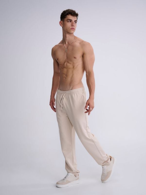 מכנסי אריג ארוכים