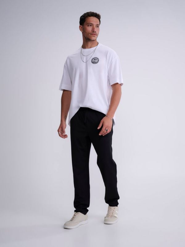 מכנסי אריג ארוכים