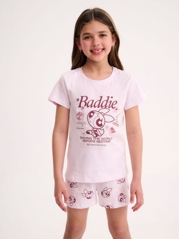 סט פיג’מה קצרה |The Powerpuff Girls