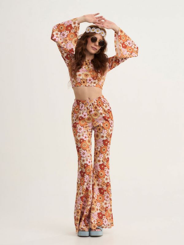 מכנסי פדלפון לתחפשות היפית