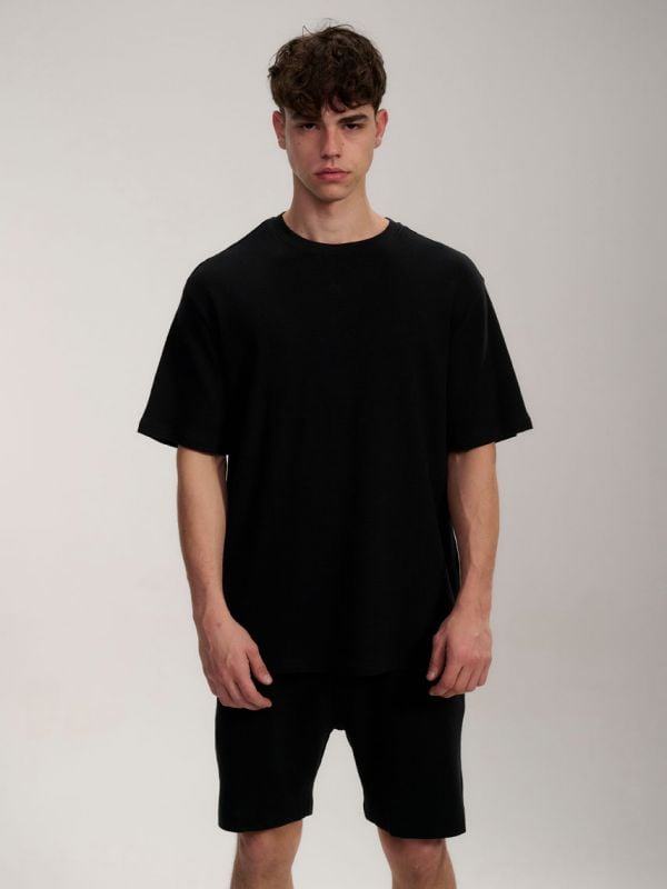 חולצת פיג’מה ופל קצרה