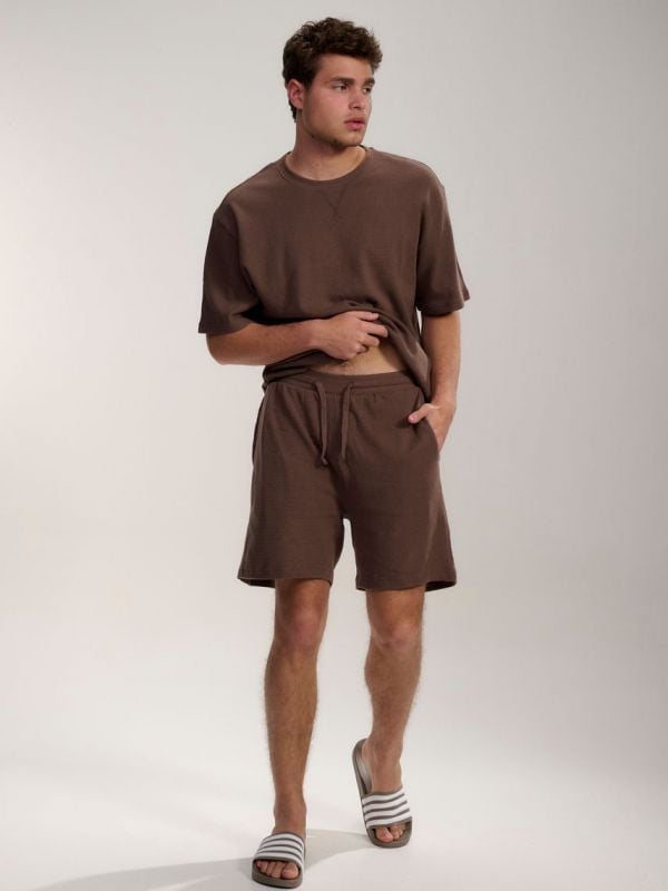 מכנסי פיג’מה ופל קצרים