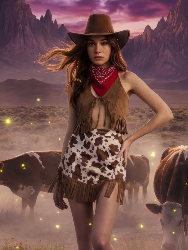 חצאית לתחפושת קאוגירל