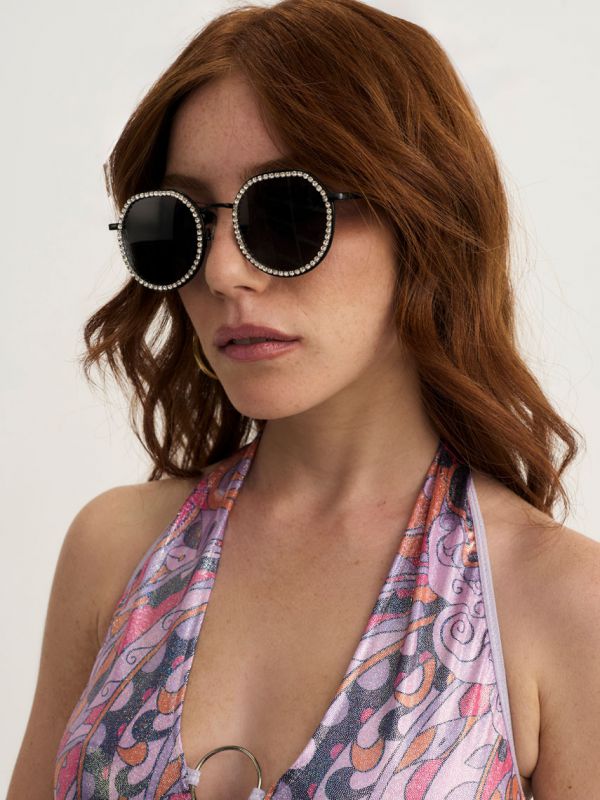 משקפי שמש עגולות לתחפושת