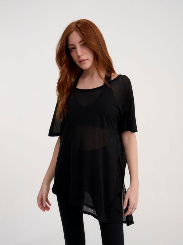 טי-שירט אקטיב אסימטרית