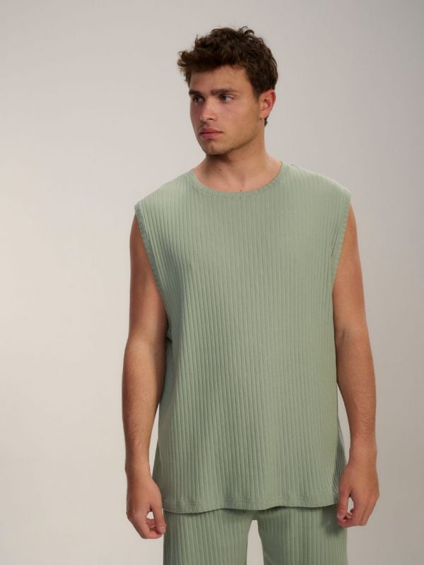 גופיית טקסטורת פסים