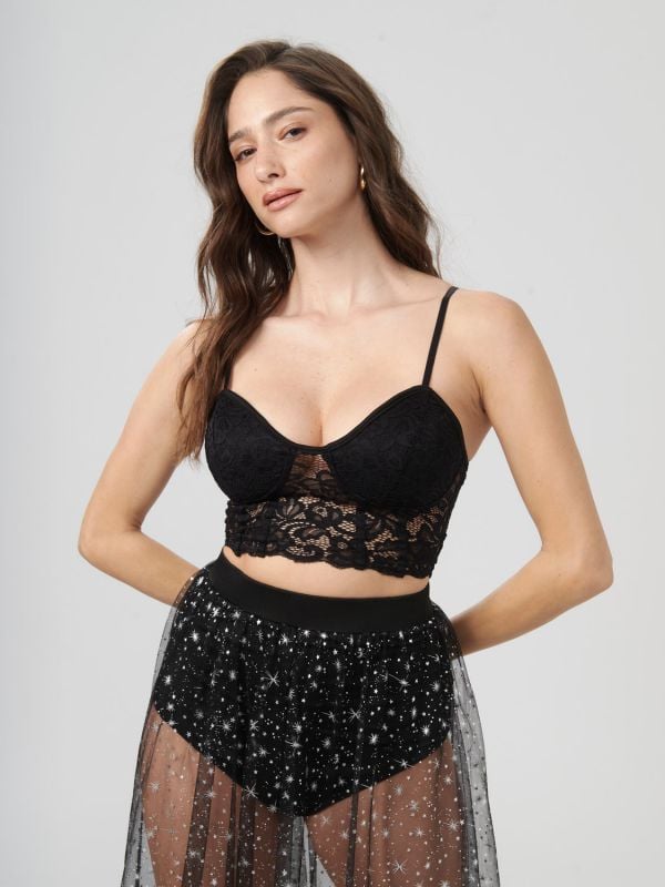 טופ מחוך תחרה