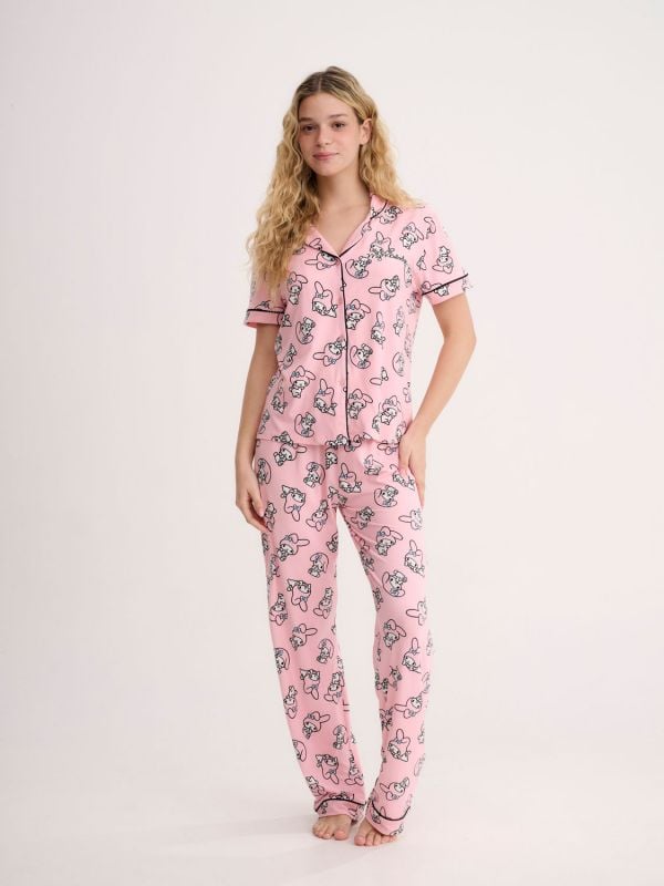 סט פיג’מה מכופתרת | My Melody
