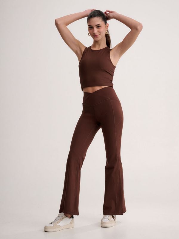 מכנסי אקטיב FLARE ארוכים