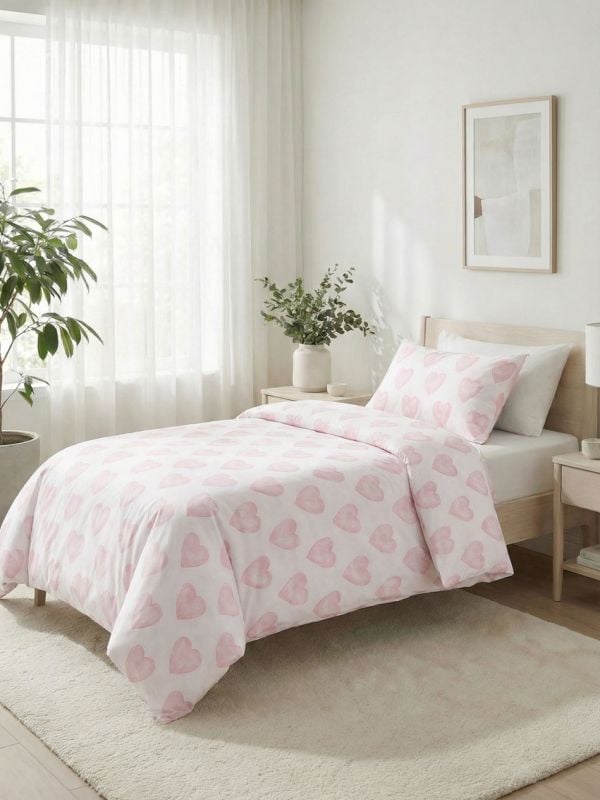 סט מצעים למיטה וחצי 120X200