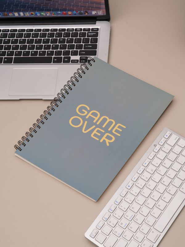 מחברת ספירלה שורות מעוצבת A4