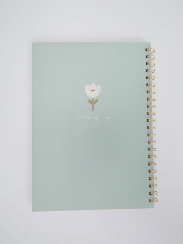 מחברת ספירלה שורות מעוצבת A4