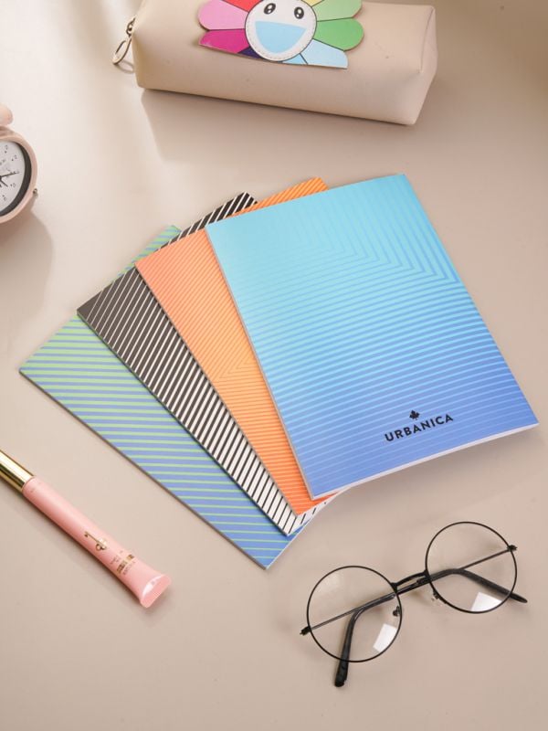 מארז 4 מחברות חלקות